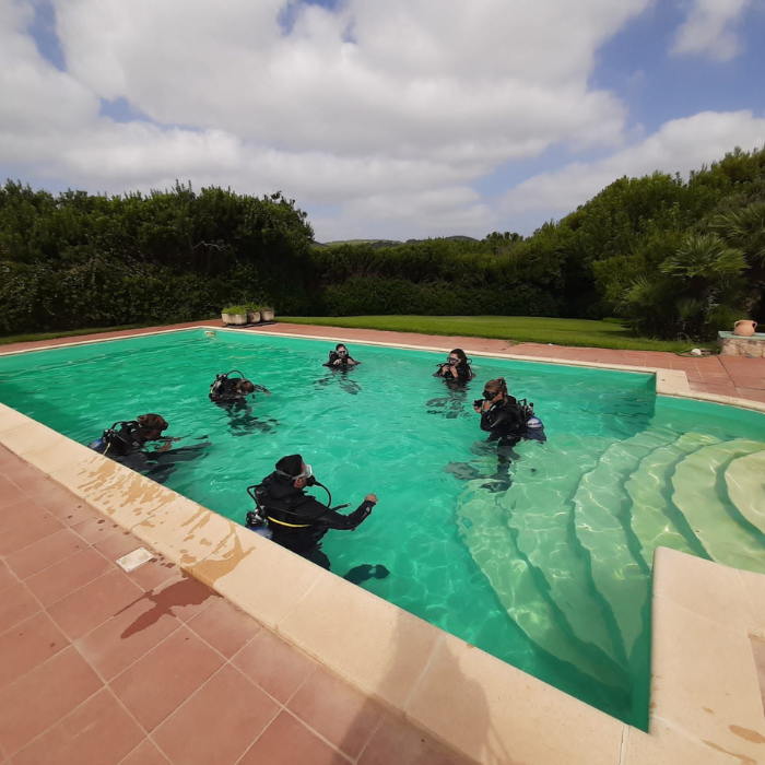 open water course sardinia